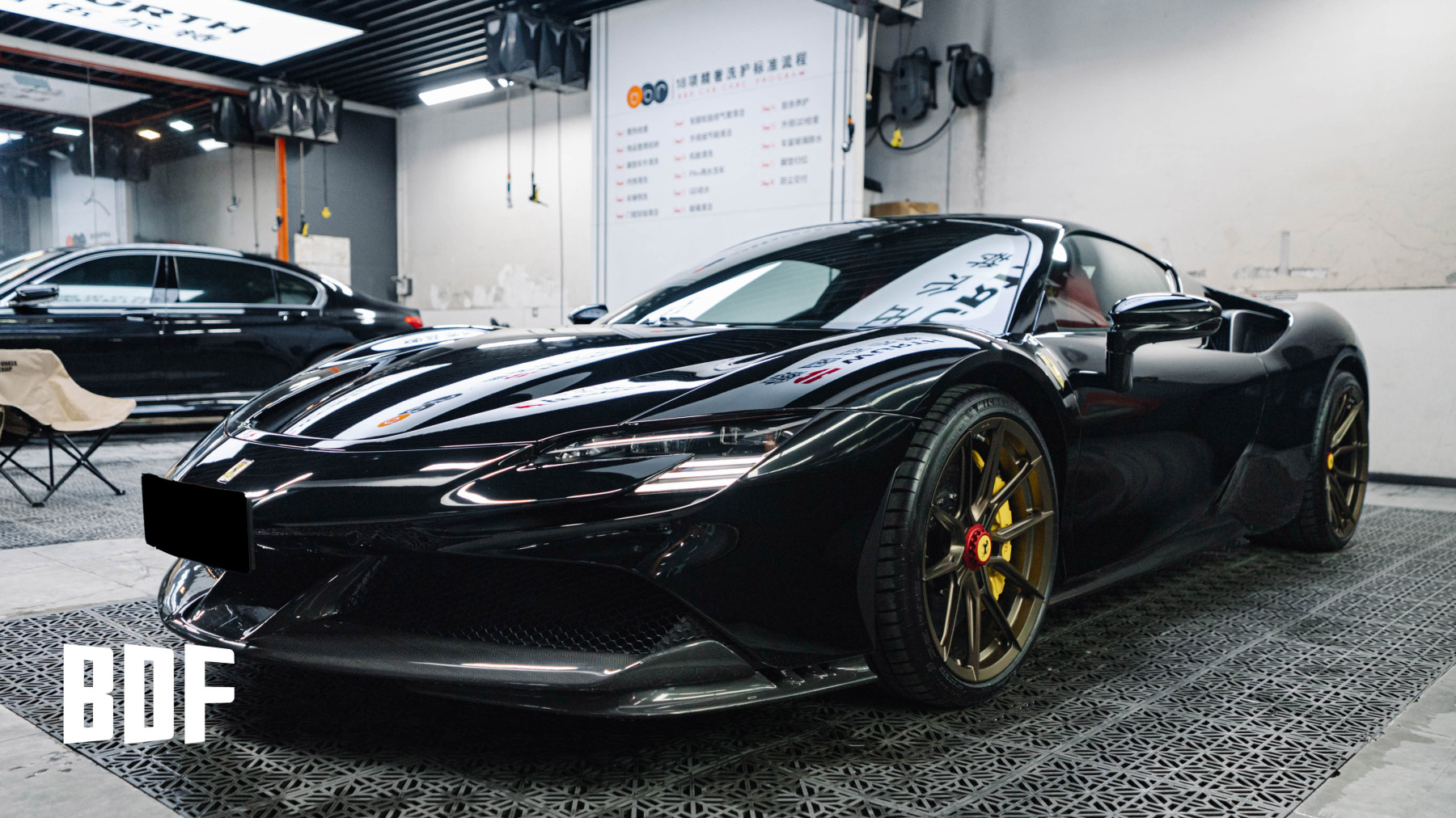 Ferrari SF90 OEM Style Dry Carbon Parts - styling view