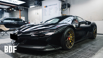 Ferrari SF90 OEM Style Dry Carbon Parts - styling view