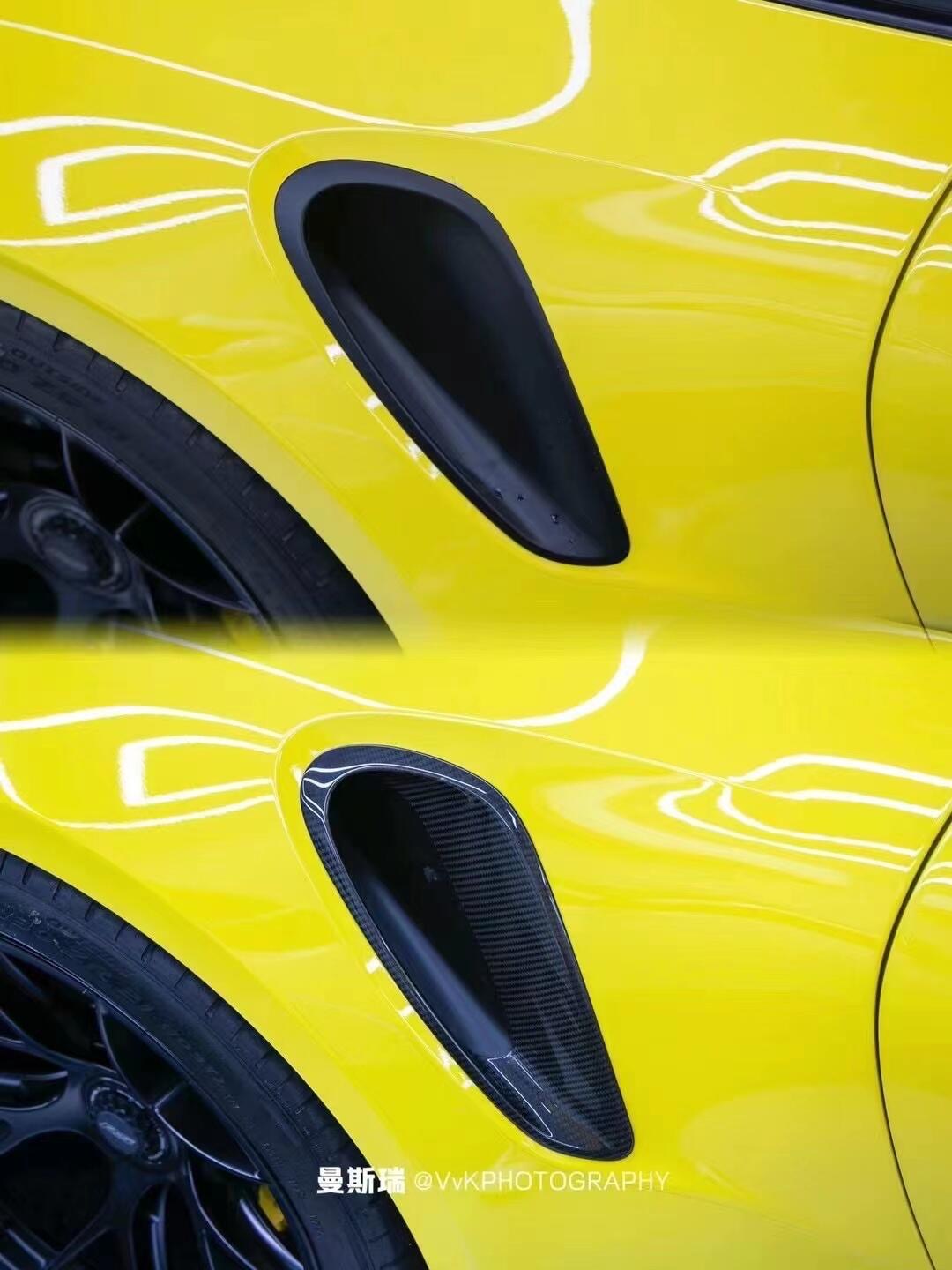 Porsche 992 GT3 RS OEM Style Dry Carbon Parts - styling view