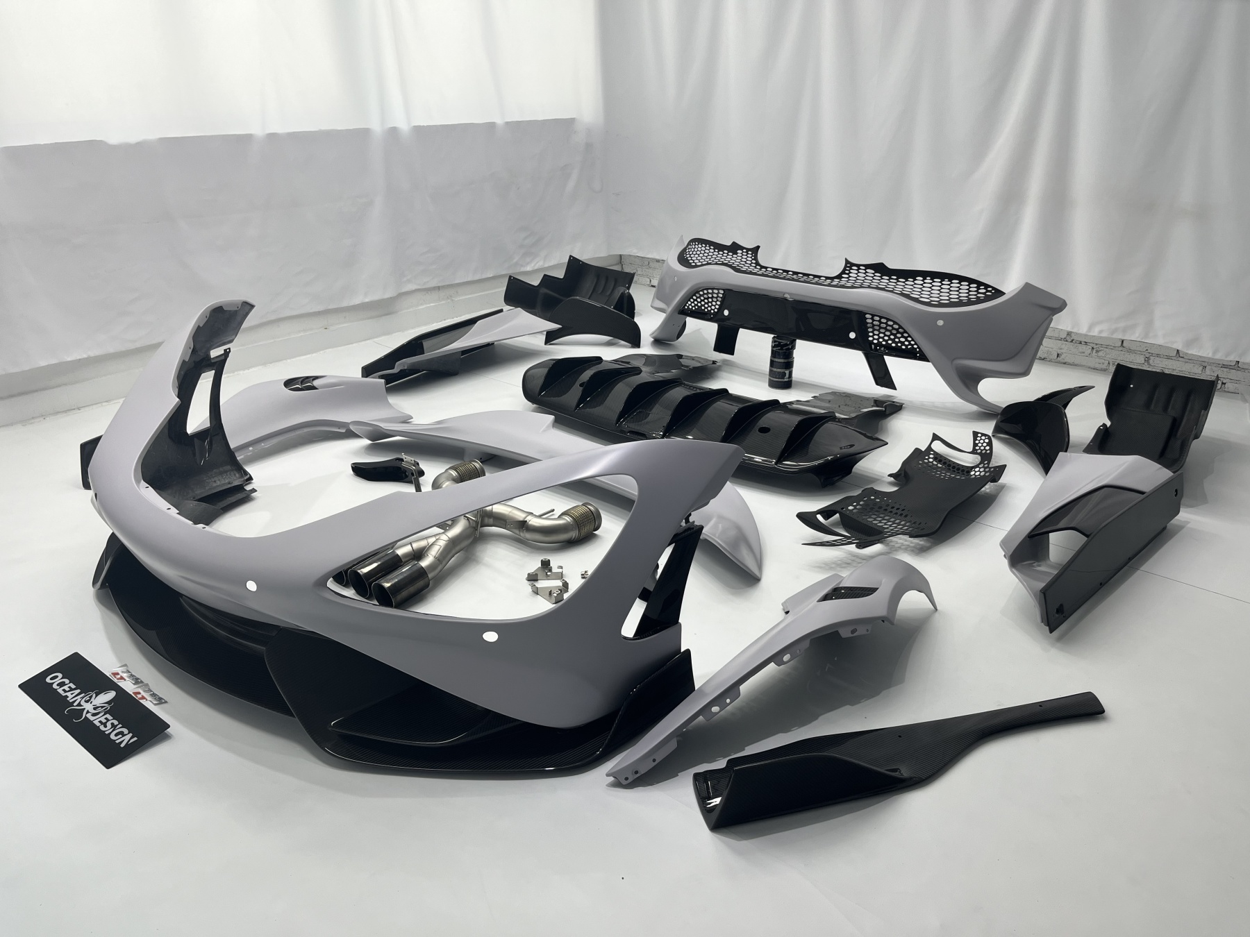 McLaren 720S to 765LT Style Dry Carbon Conversion Kit - styling reference for Complete Kit (Dry Carbon)