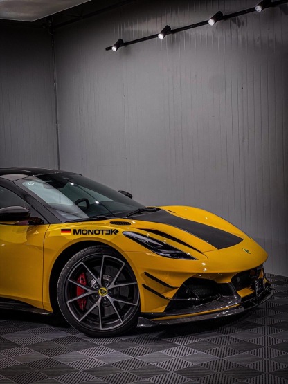 Lotus Emira Monotek Style Dry Carbon Parts - styling view