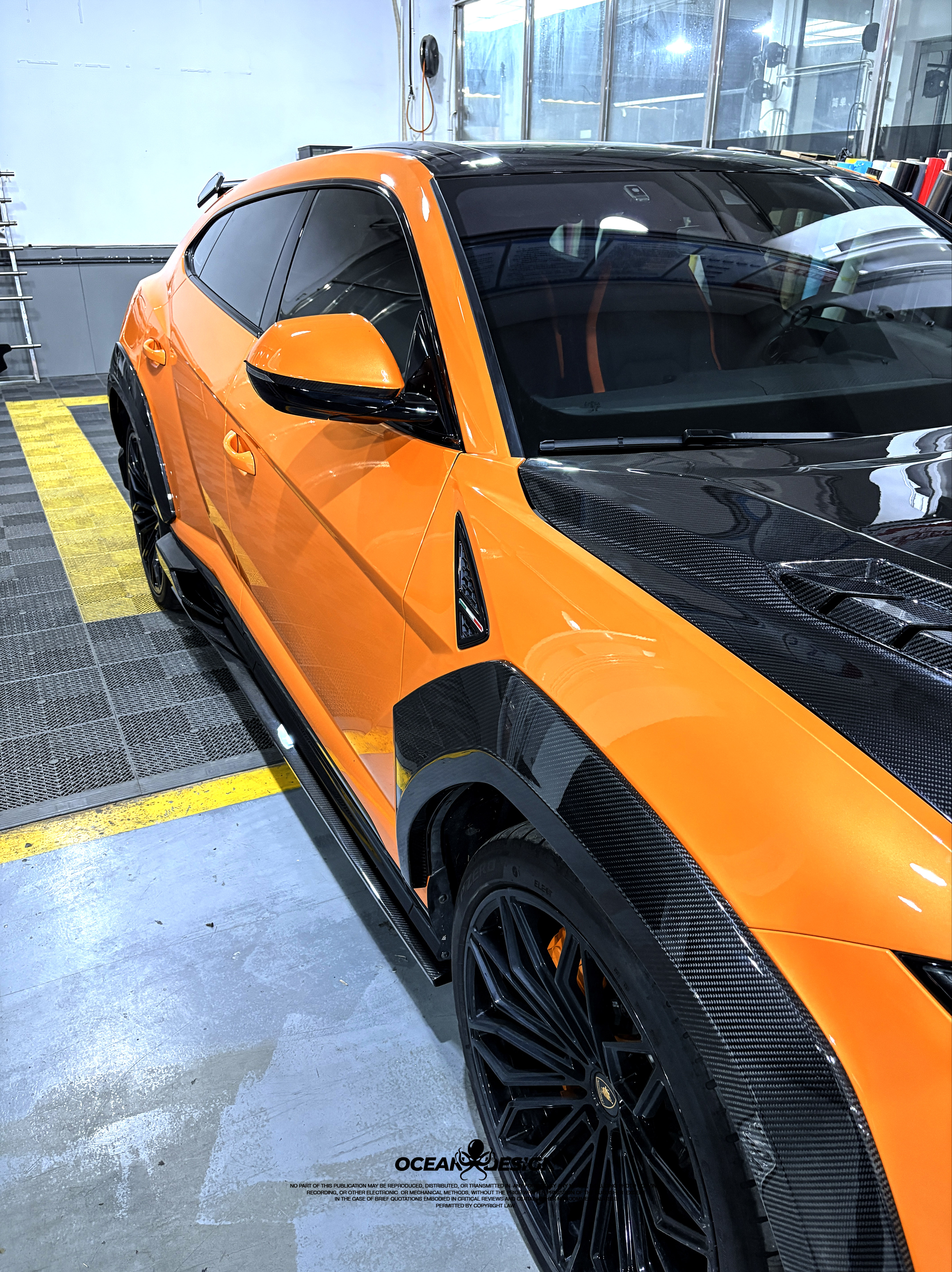 Lamborghini Urus SE U Style Parts - styling view