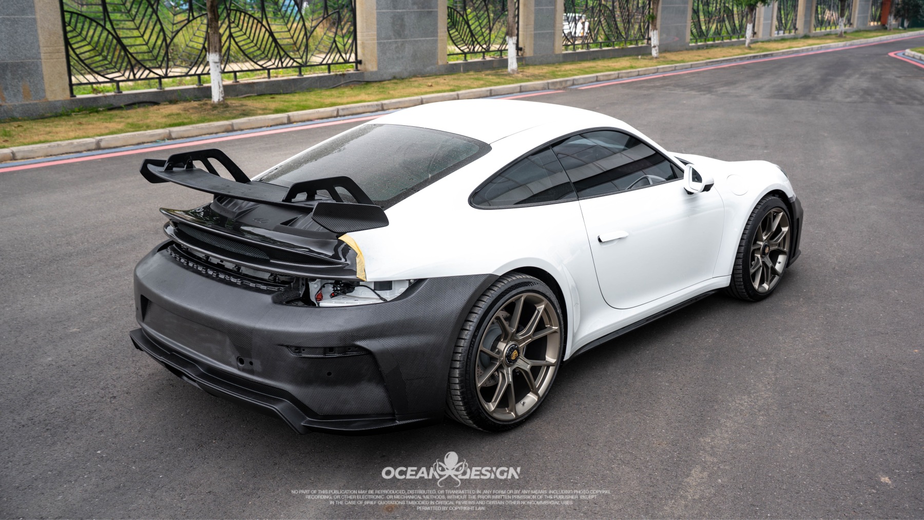 Porsche 911 992.1 / 992.2 GT3 Style Conversion Parts - styling view