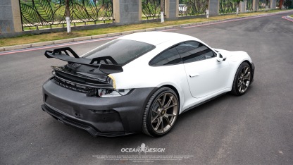 Porsche 911 992.1 / 992.2 GT3 Style Conversion Parts - styling view