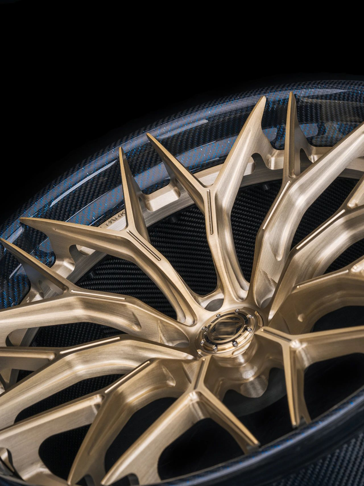 Octopus & Ocean Design Custom Carbon Fiber Wheels - styling view