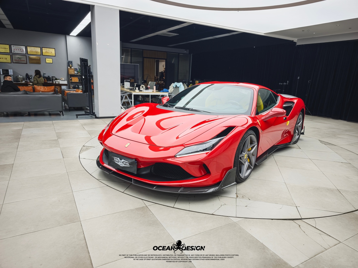 Ferrari F8 MSY Style Parts - styling view