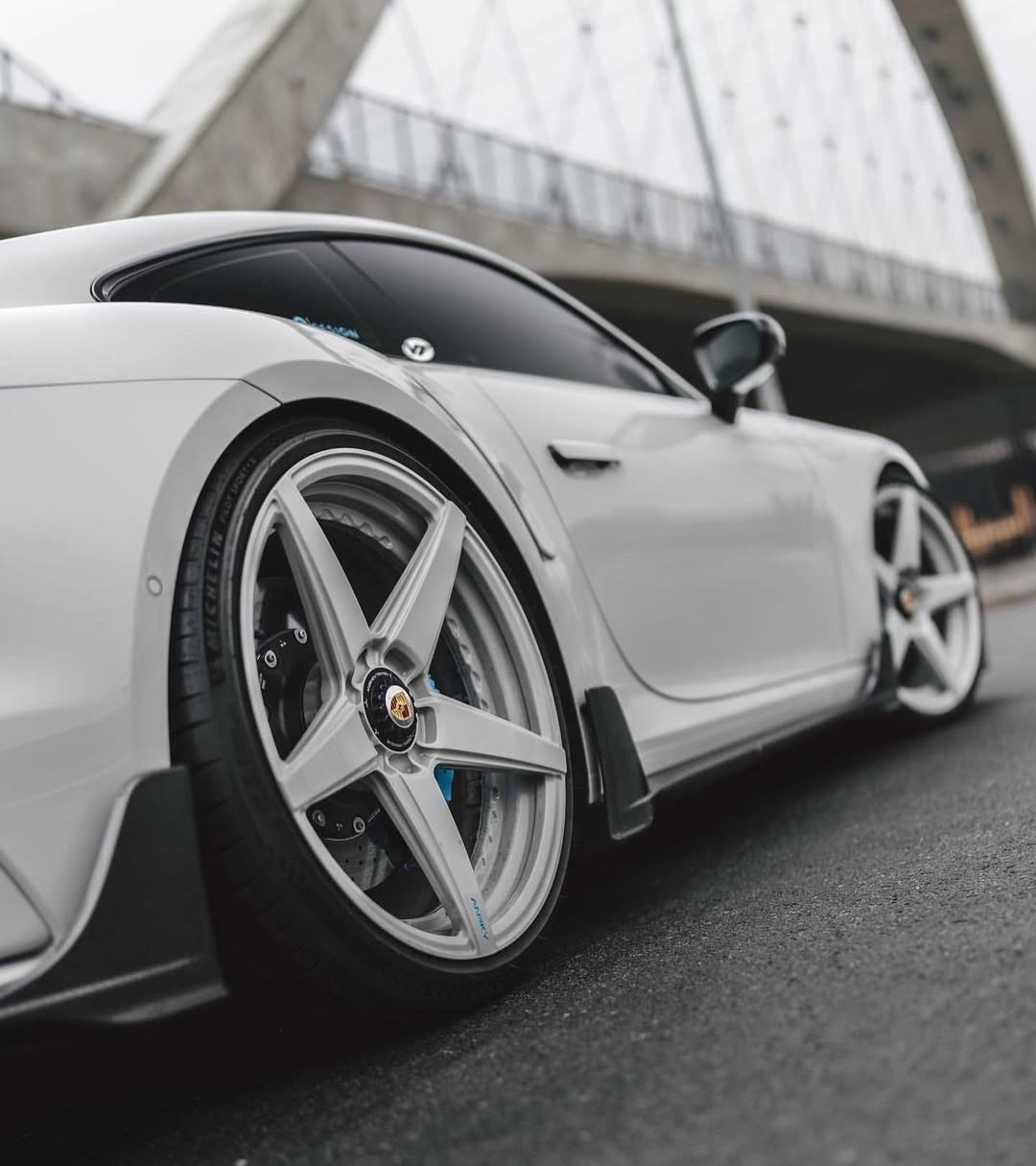 Porsche 911 992.1 Turbo S 9D Style Dry Carbon Parts - styling view