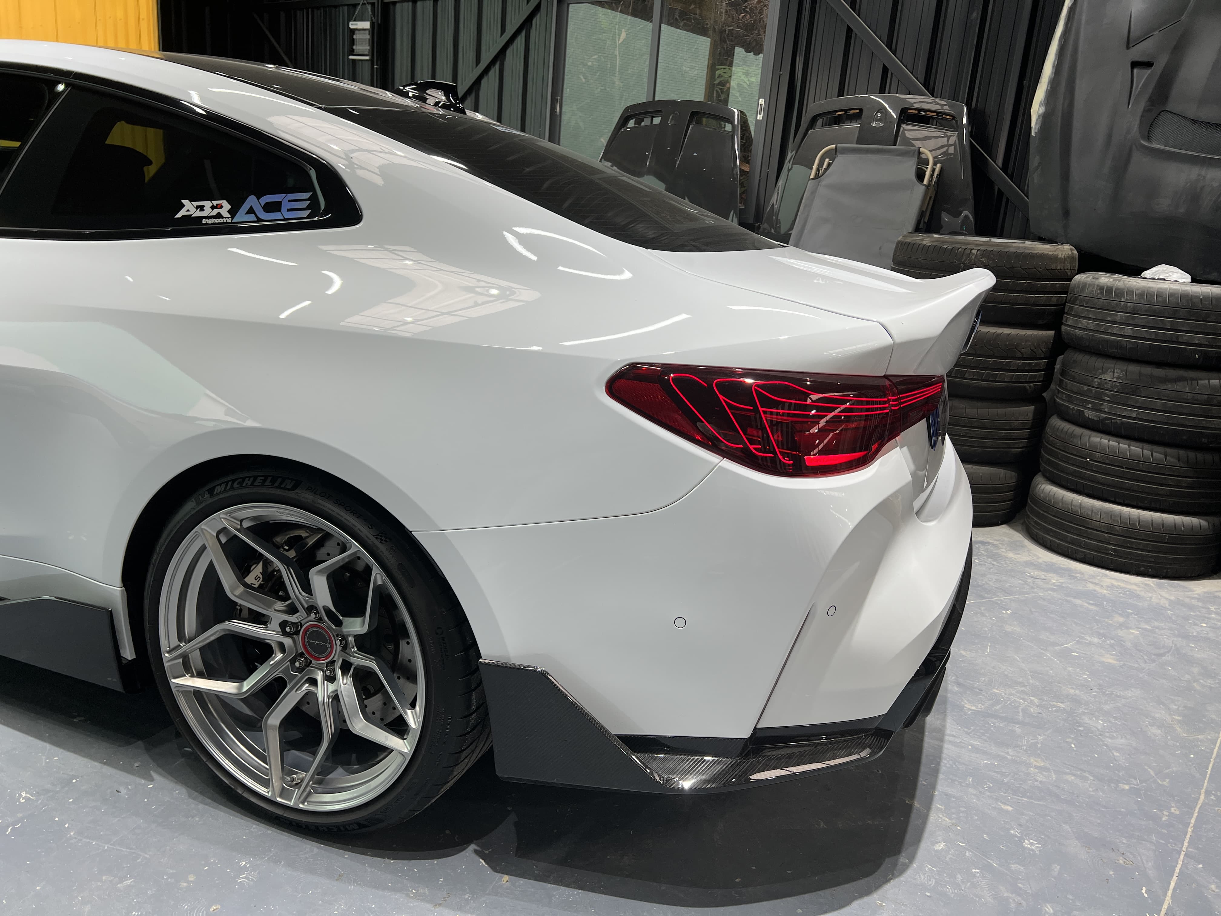 BMW G80 M3/G82 M4 CSL Style Dry Carbon Parts - styling view