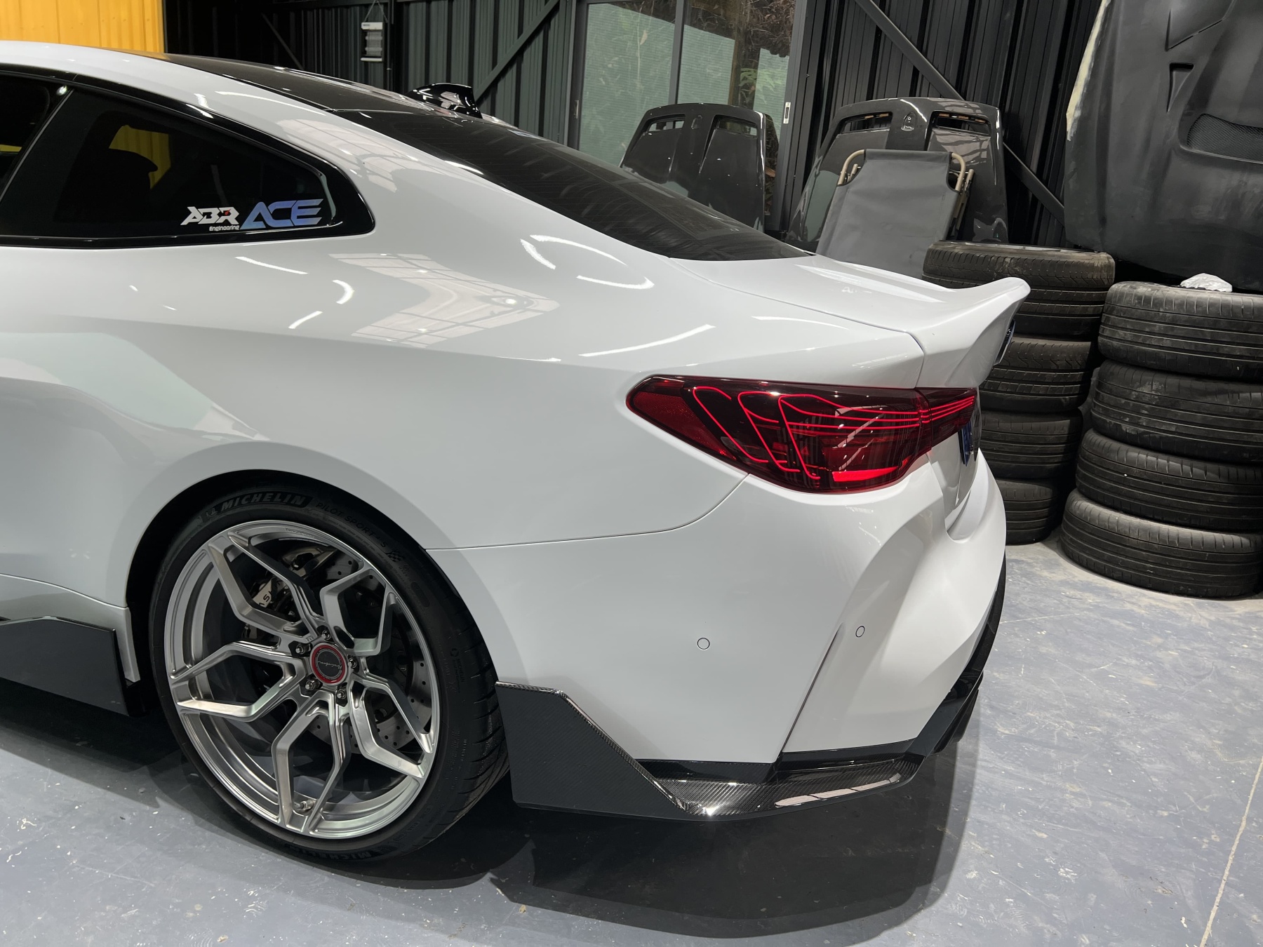 BMW G80 M3/G82 M4 CSL Style Dry Carbon Parts - styling view