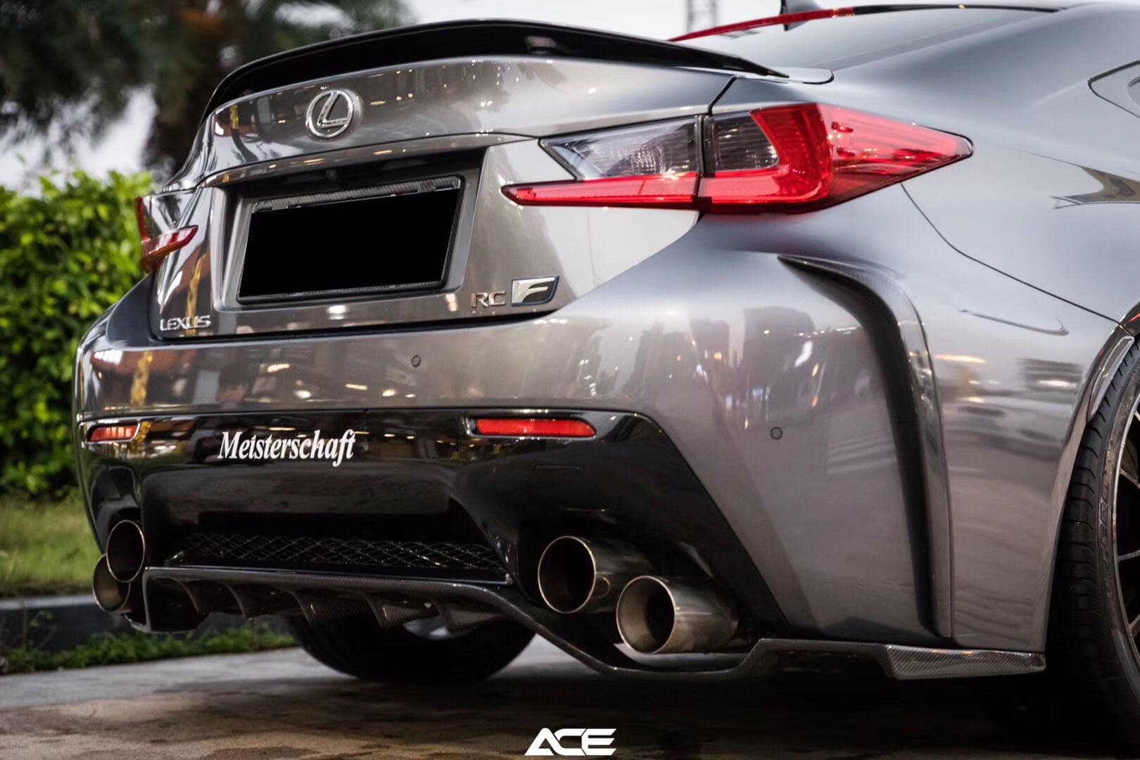 Lexus RC F Ocean Design Style Carbon Fiber Parts - styling view