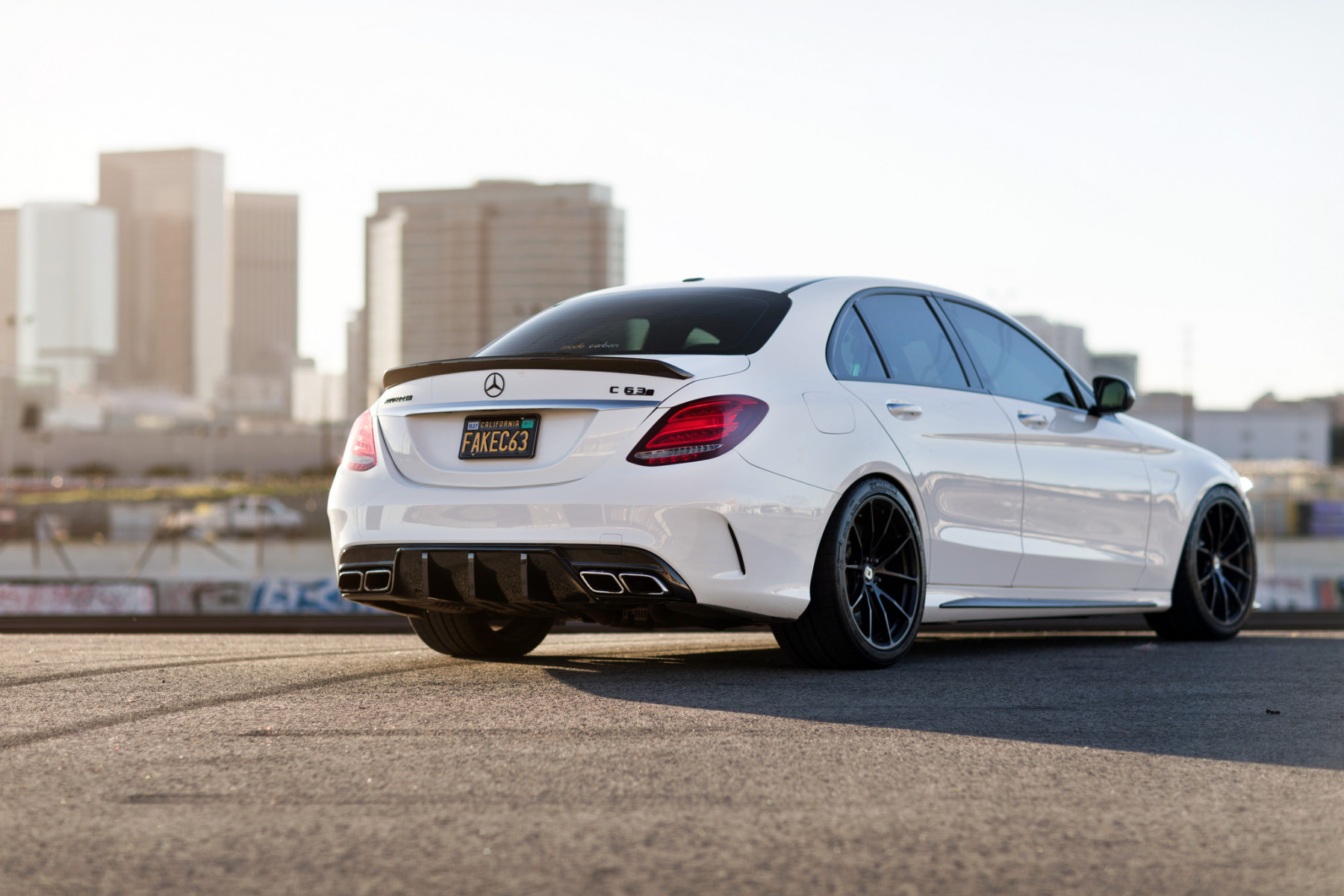 Mercedes-Benz C63 Coupe ModCarbon Style Parts - styling view
