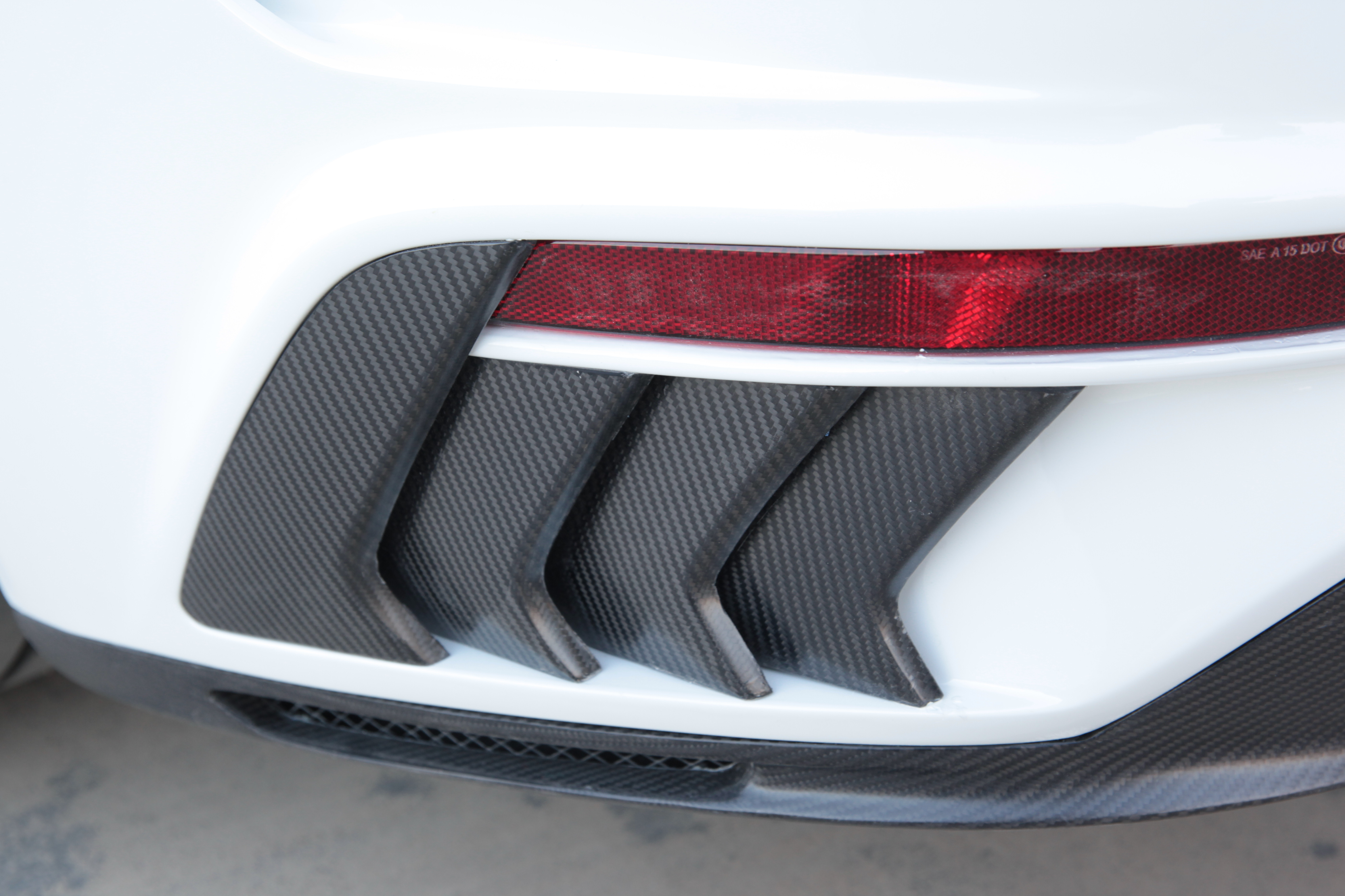 Porsche 911 991.2 Turbo Topcar Style Parts - styling reference for Canards - Carbon Fiber (Rear Bumper Option)