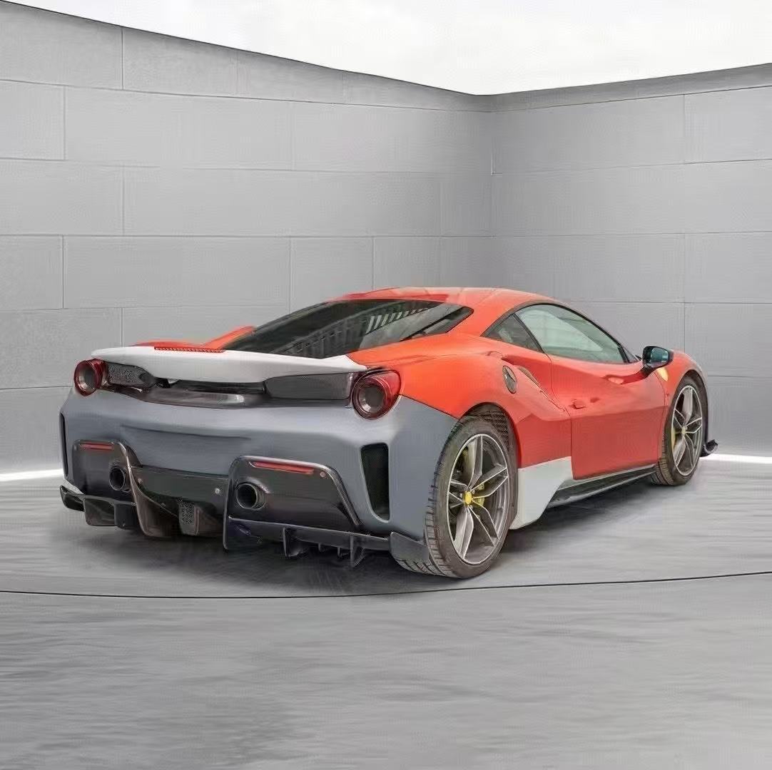 Ferrari 488 GTB/Spider Pista Style PP and Carbon Conversion Configurations - styling view
