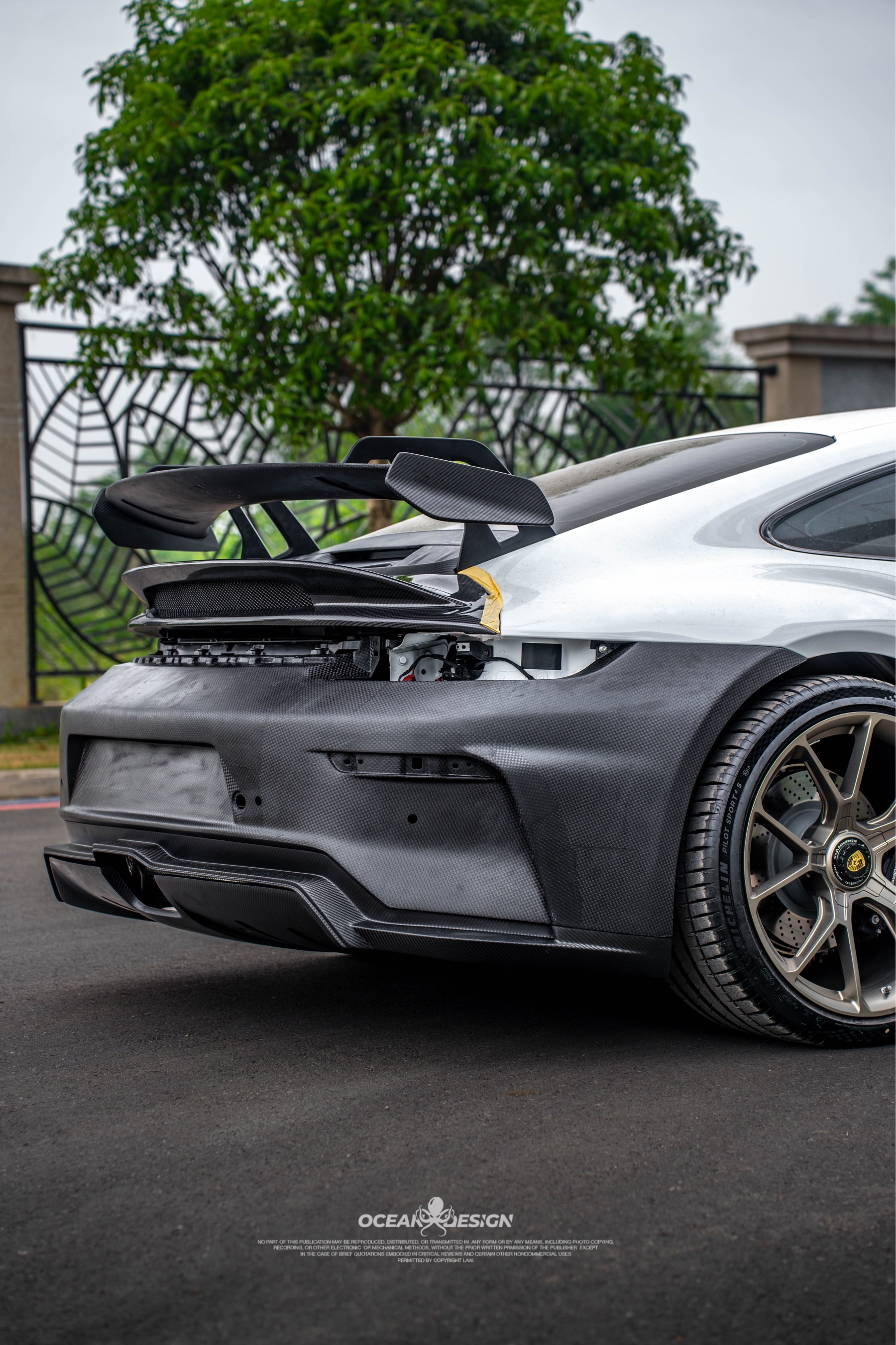 Porsche 911 992.1 / 992.2 GT3 Style Conversion Parts - styling view