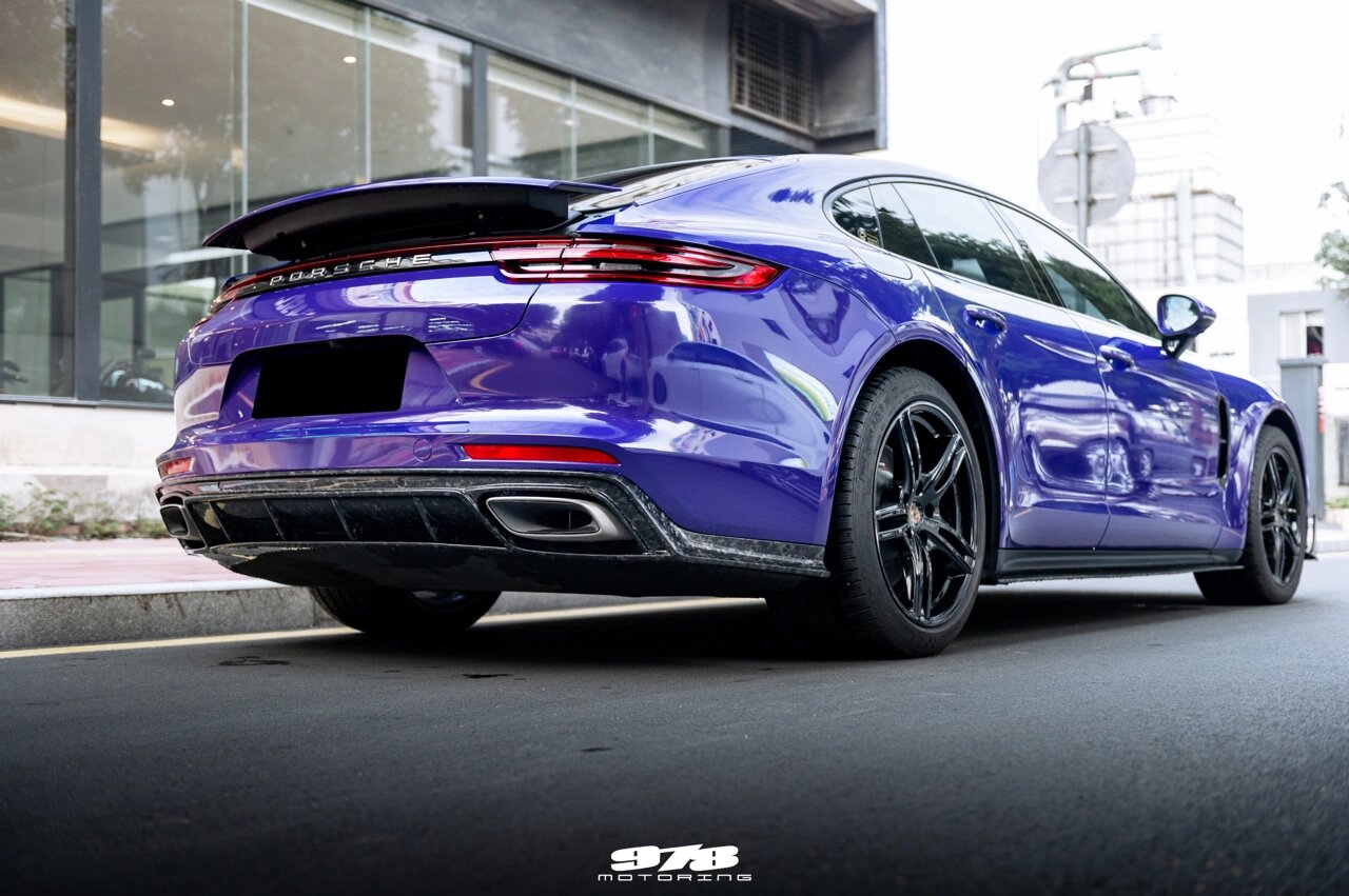 Porsche Panamera 971 OD Style Dry Carbon Parts - styling view