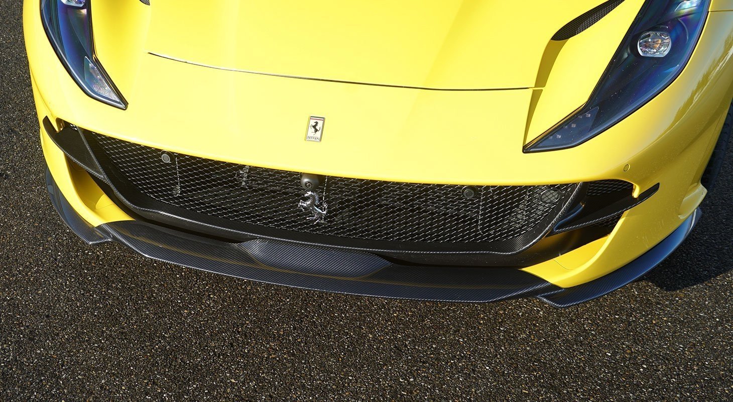 2018- Up Ferrari 812 Superfast & GTS Splitter Front Lip Dry Carbon Fiber N Series Bodykit
