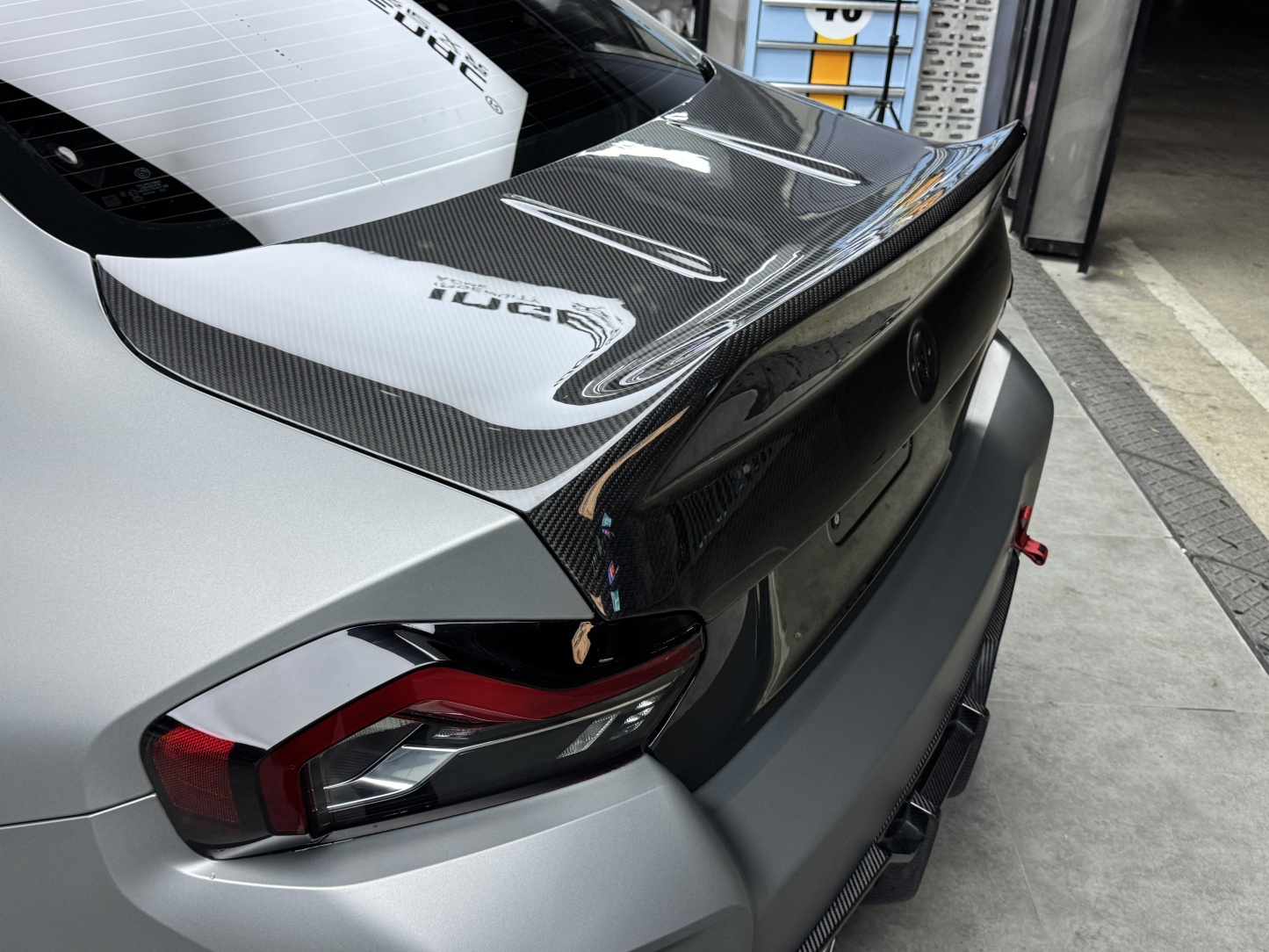 BMW G87 M2 Ocean Design CSL Style Dry Carbon Trunk Lid - styling view