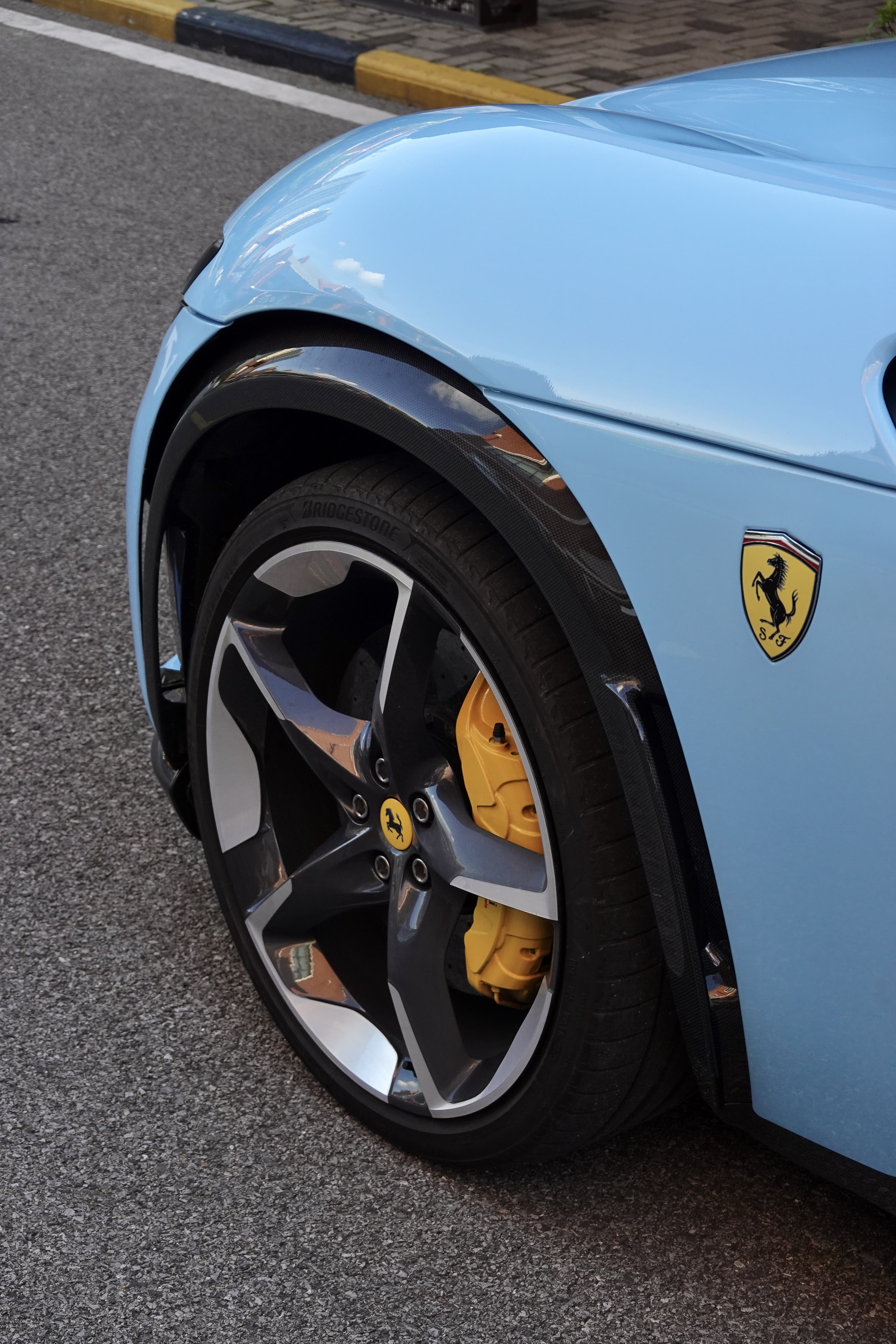 Ferrari Purosangue OEM Style Dry Carbon Parts - styling view