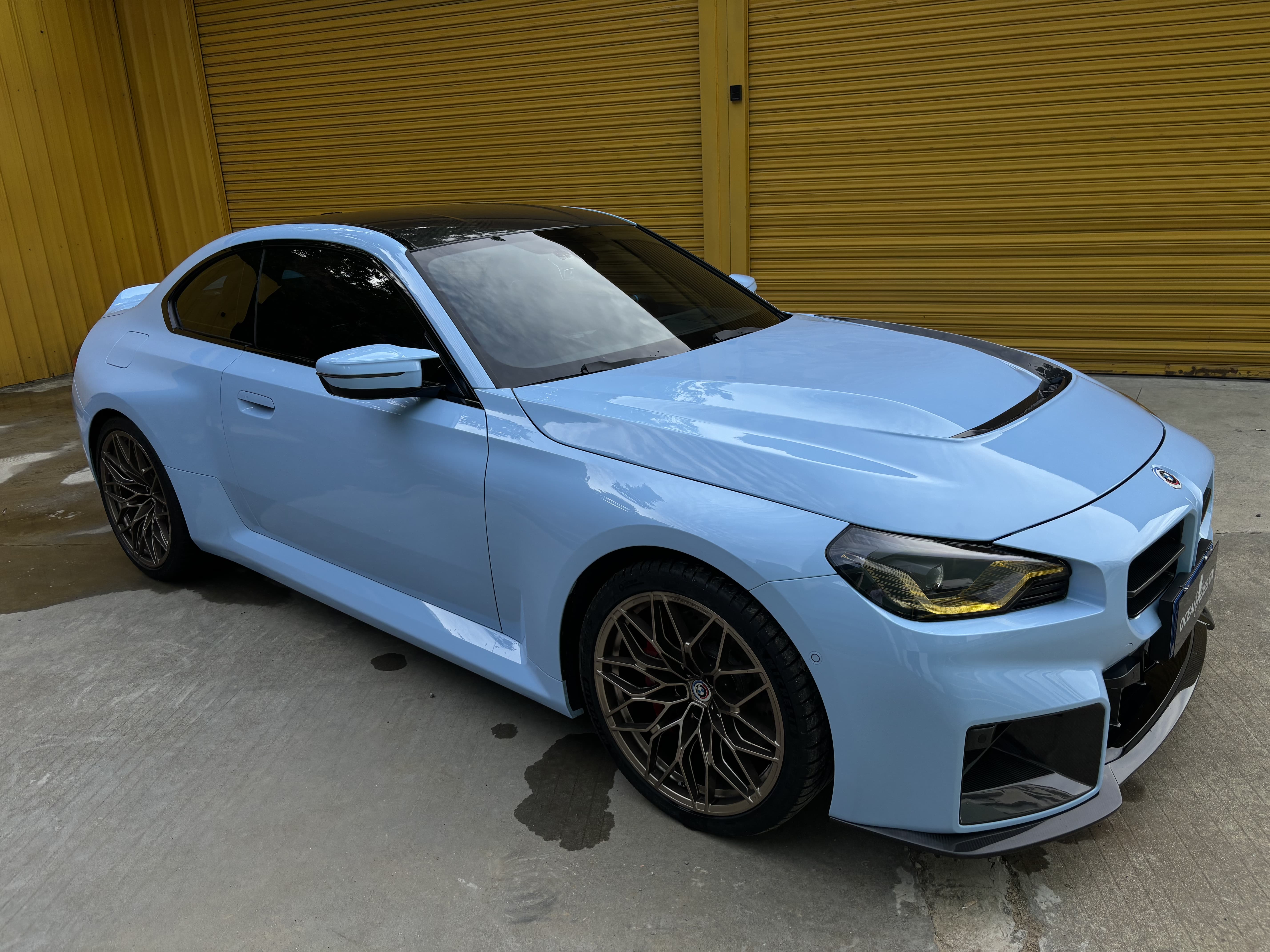 BMW G87 M2 AP Style Dry Carbon Parts - styling view
