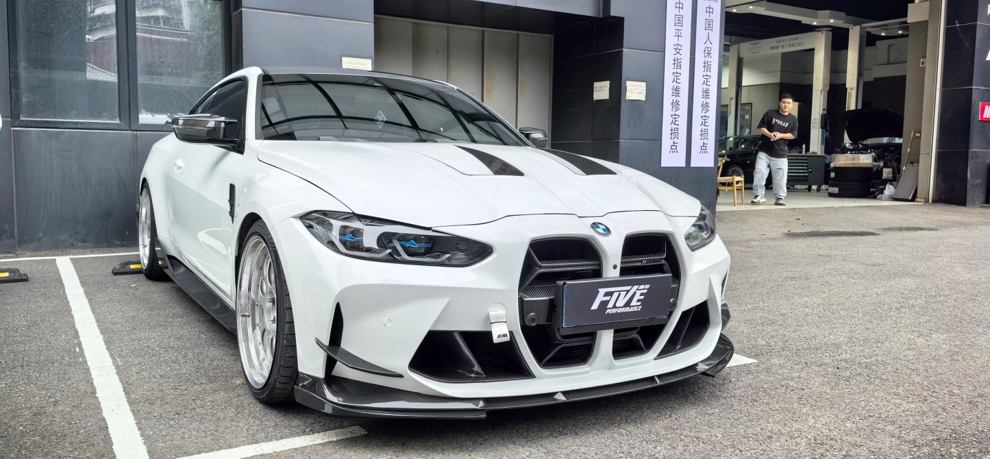 BMW G80 M3/G82 M4 3D Design Style Dry Carbon Parts - styling view