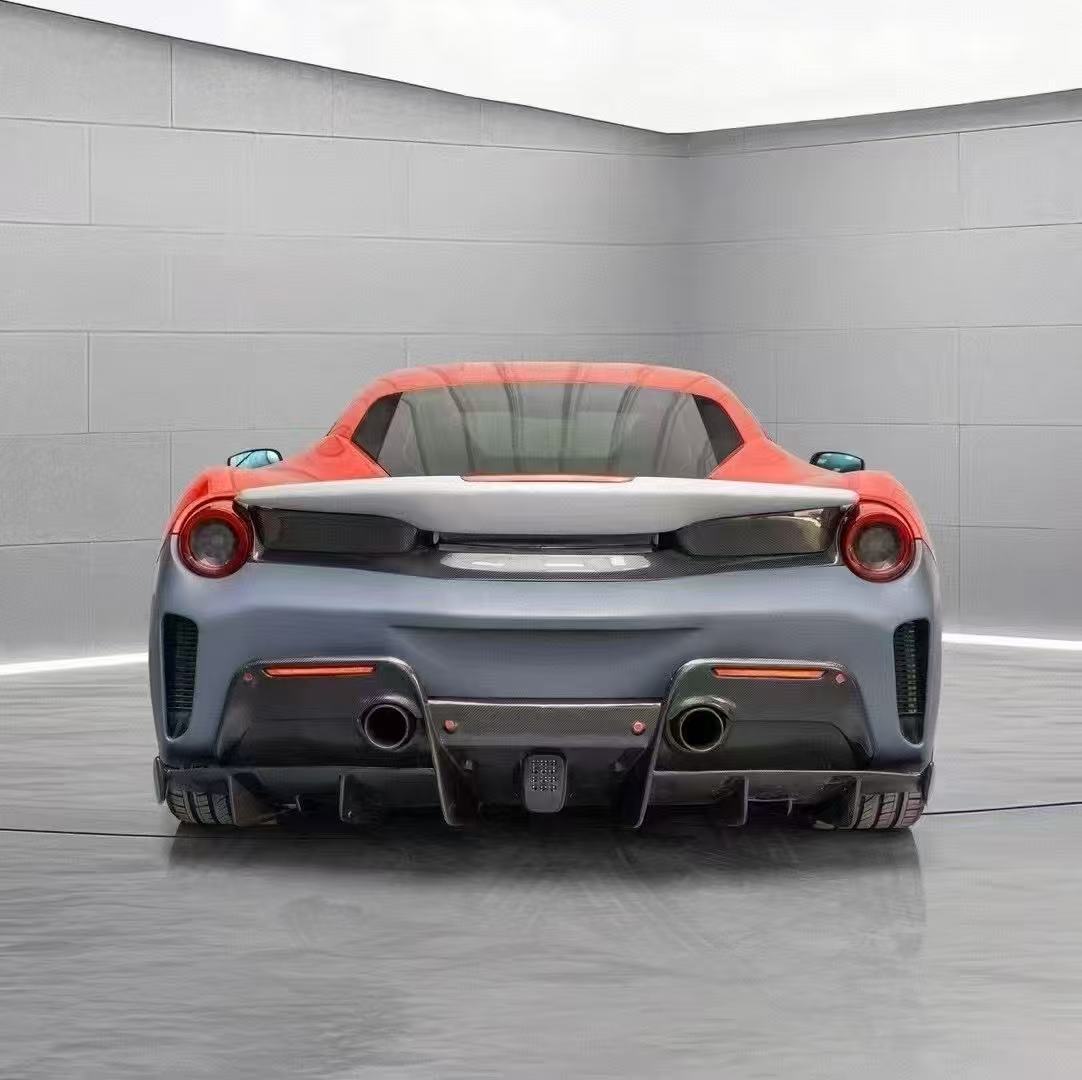 Ferrari 488 GTB/Spider Pista Style PP and Carbon Conversion Configurations - styling view