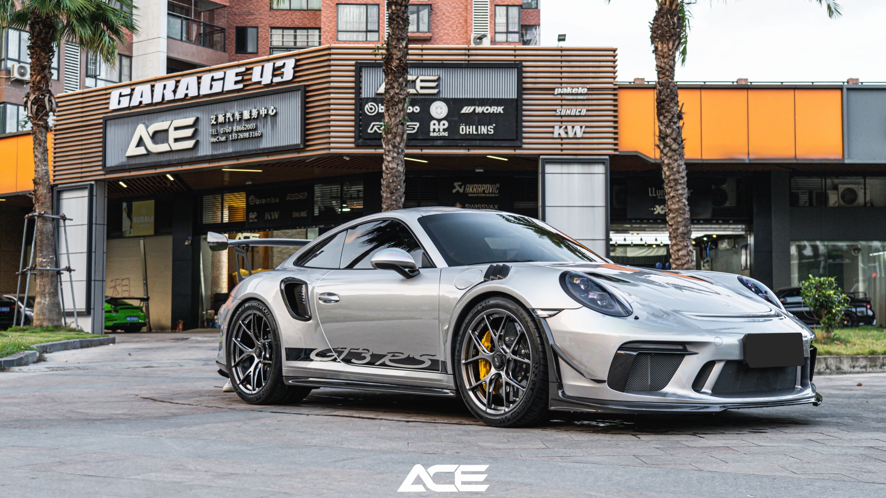 Porsche 991 GT3 RS OEM Style Dry Carbon Parts - styling view