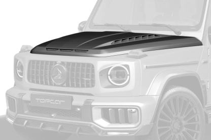 Mercedes-Benz W465 G63 Topcar Style Dry Carbon Parts - styling reference for Hood
