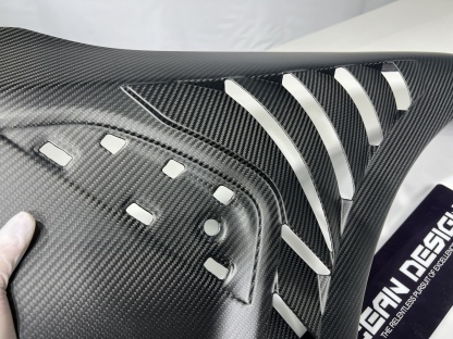 BMW G80 M3/G82 M4 Ocean Design Dry Carbon Shark-Fin Fenders - styling view