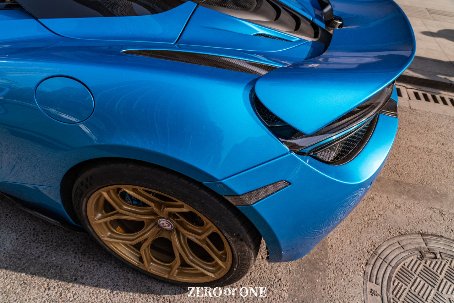 McLaren 720S V Style Carbon Fiber Parts - styling view