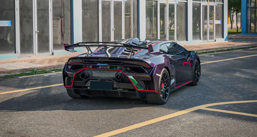 Lamborghini LP580/600/610 STO Style Dry Carbon Conversion Kit - styling view