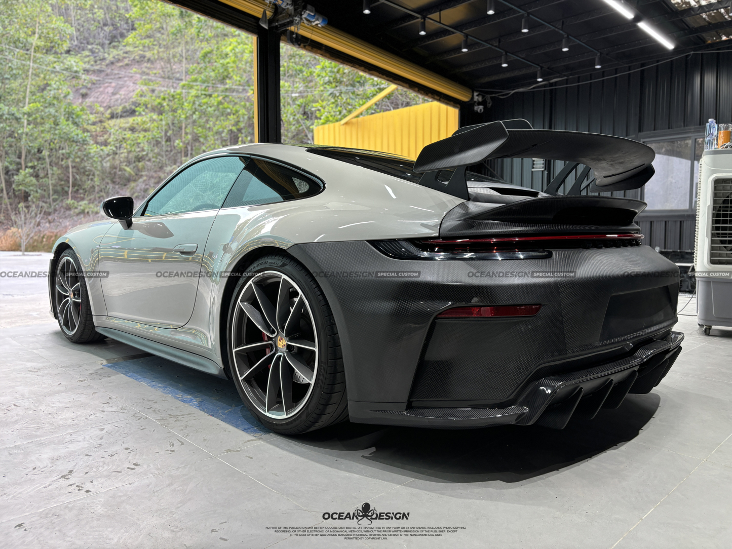 Porsche 911 992.1 / 992.2 GT3 Style Conversion Parts - styling view