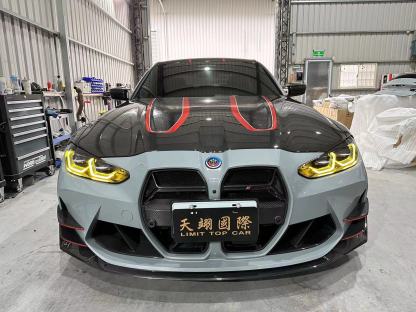 BMW G80 M3/G82 M4 Ocean Design Dry Carbon Shark-Fin Fenders - styling view