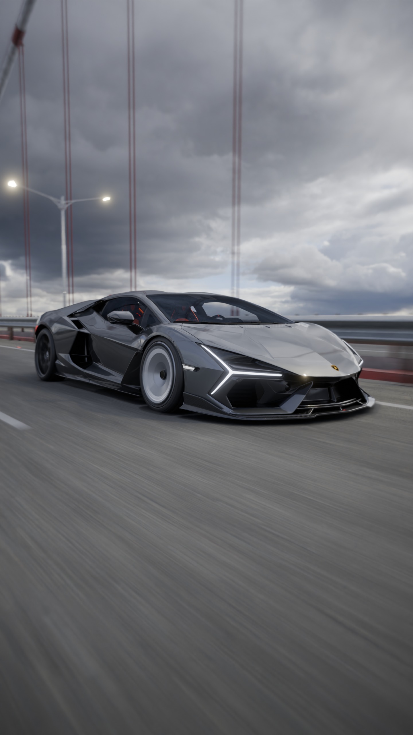 Lamborghini Revuelto Octopus Front Lip - styling view