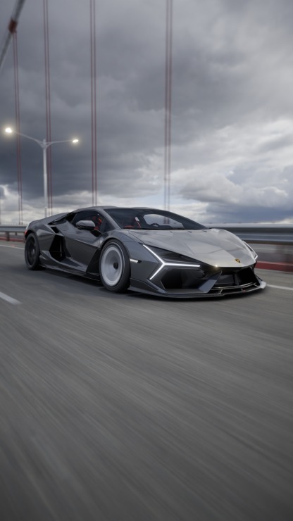 Lamborghini Revuelto Octopus Front Lip - styling view