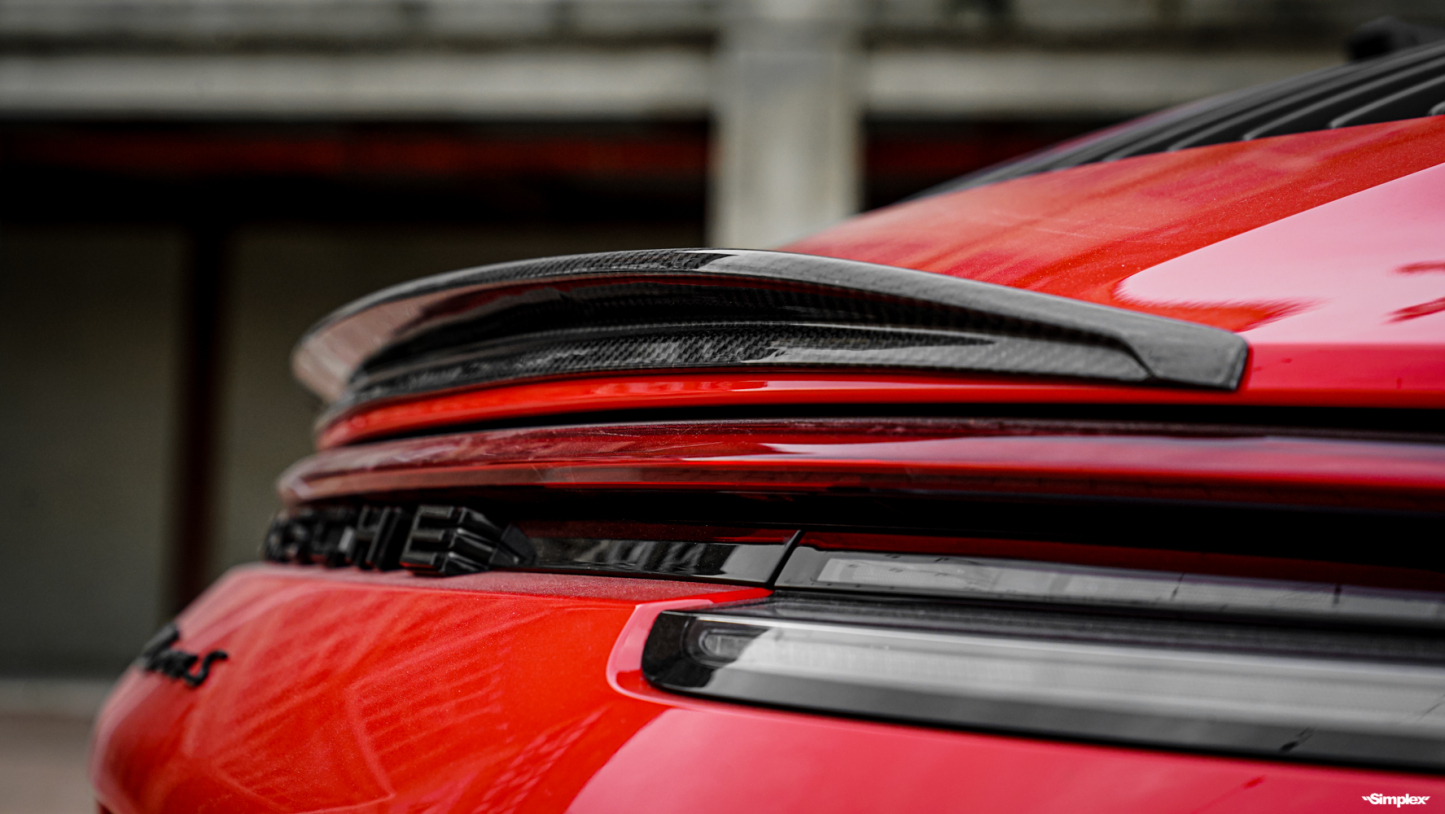 Porsche 911 992.1 Mi Style Dry Carbon Parts - styling reference for Rear Wing