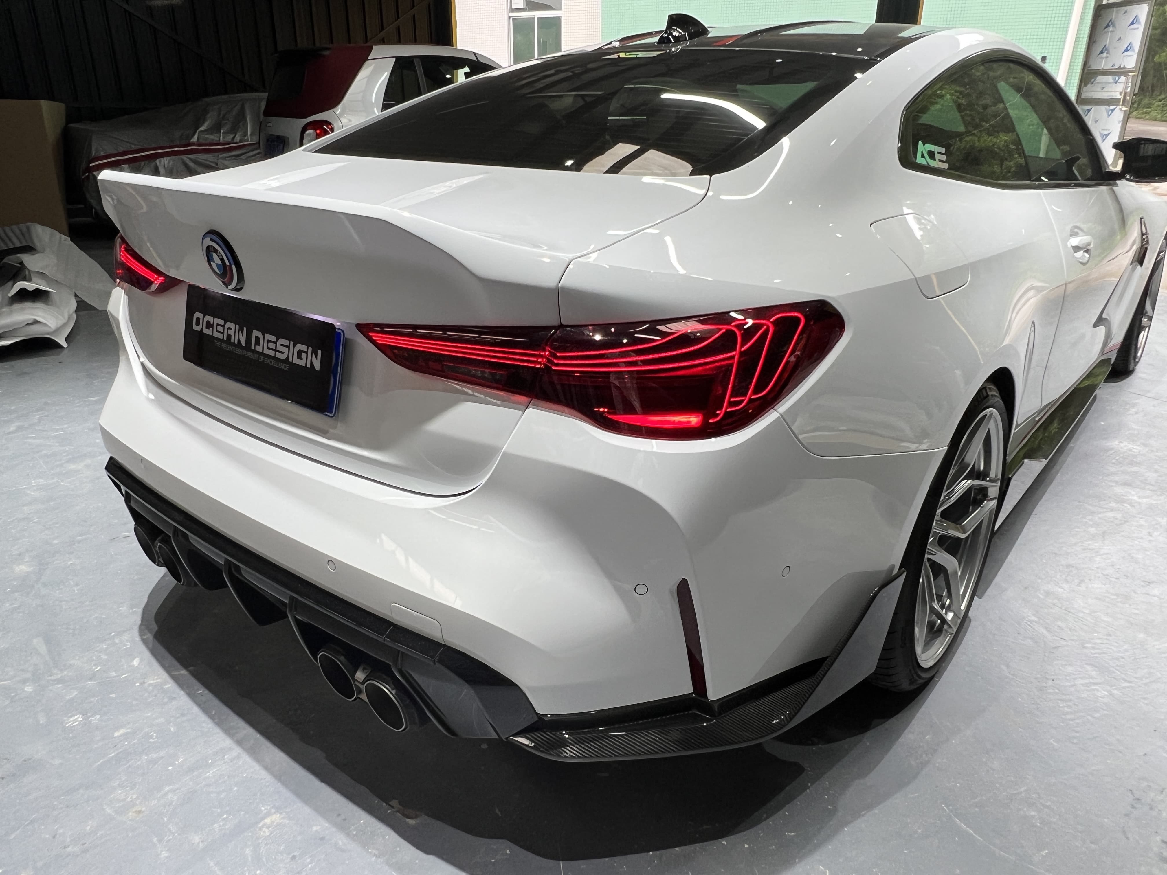 BMW G80 M3/G82 M4 CSL Style Dry Carbon Parts - styling view