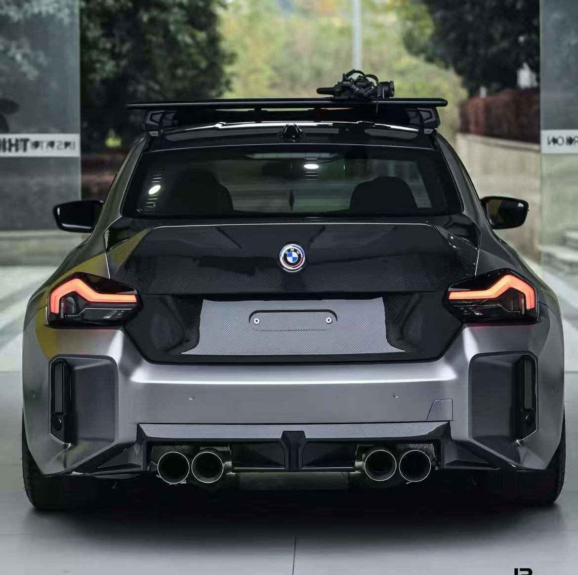 BMW G87 M2 CS Style Dry Carbon Trunk Lid - styling view