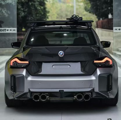 BMW G87 M2 CS Style Dry Carbon Trunk Lid - styling view