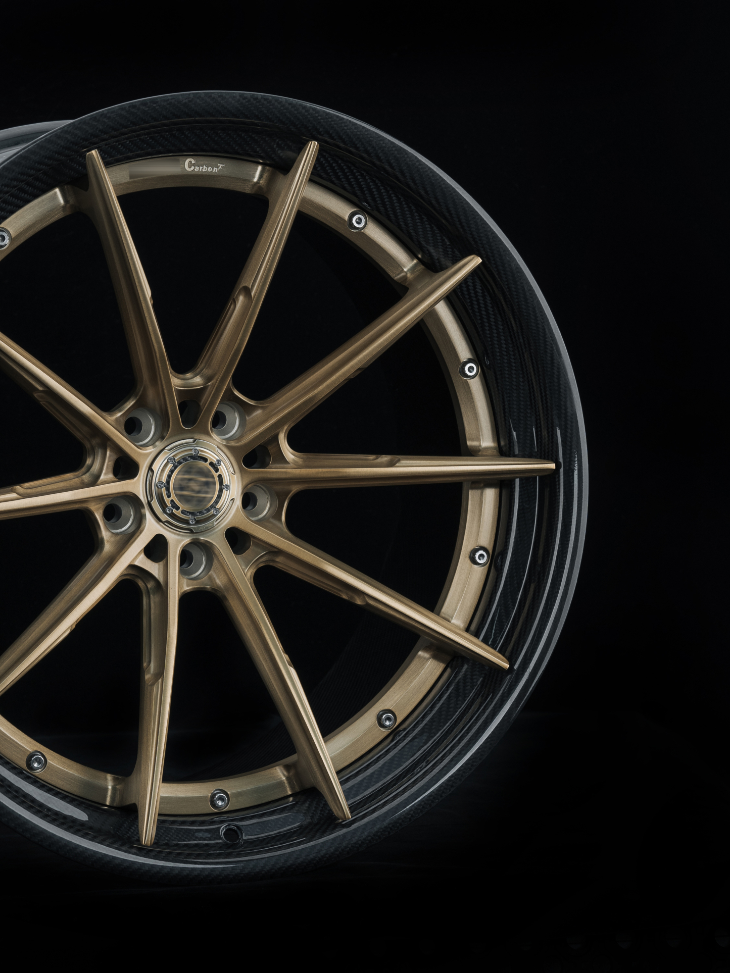 Octopus & Ocean Design Custom Carbon Fiber Wheels - styling view