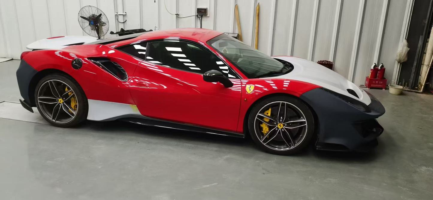 Ferrari 488 GTB/Spider Pista Style PP and Carbon Conversion Configurations - styling view