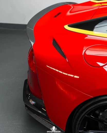 Ferrari 812 N Style Dry Carbon Parts - styling view