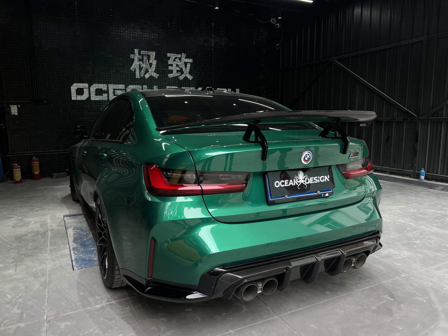 BMW G80 M3/G82 M4 Maxton MT Style Dry Carbon Parts - styling view