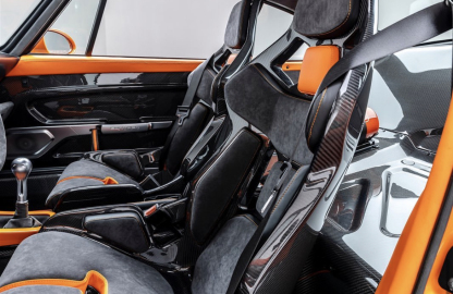 Porsche GW Style Dry Carbon Bucket Seat - styling view