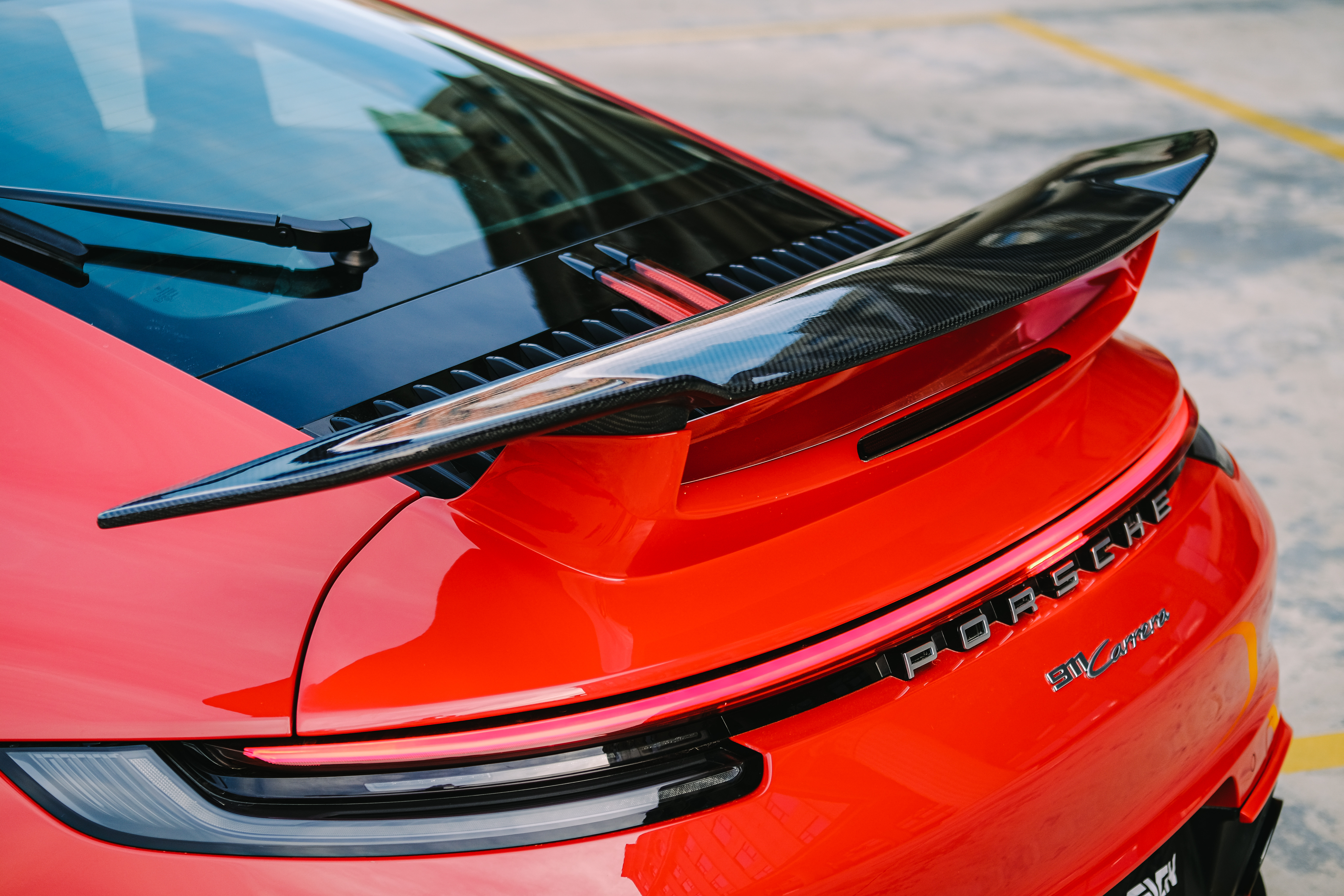 Porsche 911 992.1 Techart Style Carbon Parts - styling view