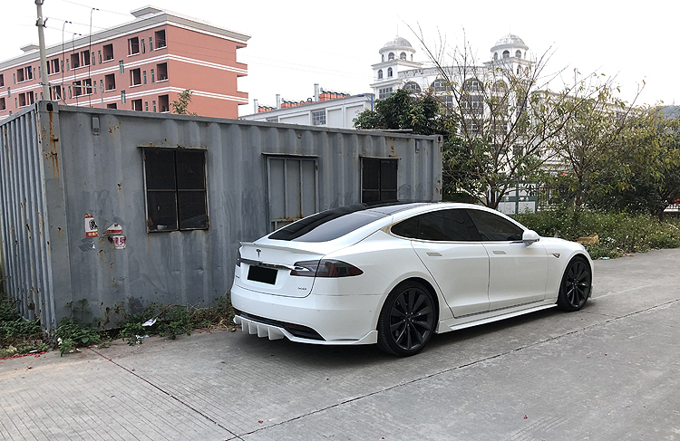 Tesla Model S Ocean Design Style Parts - styling view
