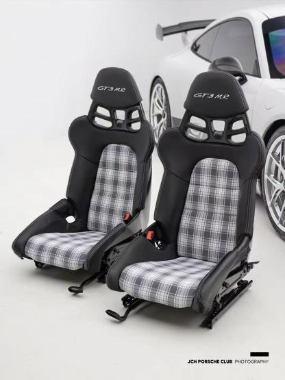 Porsche GT3 RS Style Dry Carbon Bucket Seat - styling view