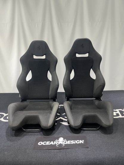 Ferrari F430/458/488/F8 Style Dry Carbon Bucket Seat - styling view