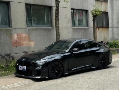 BMW G87 M2/G80 M3/G82 M4 AK Style Dry Carbon GT Wing - styling view