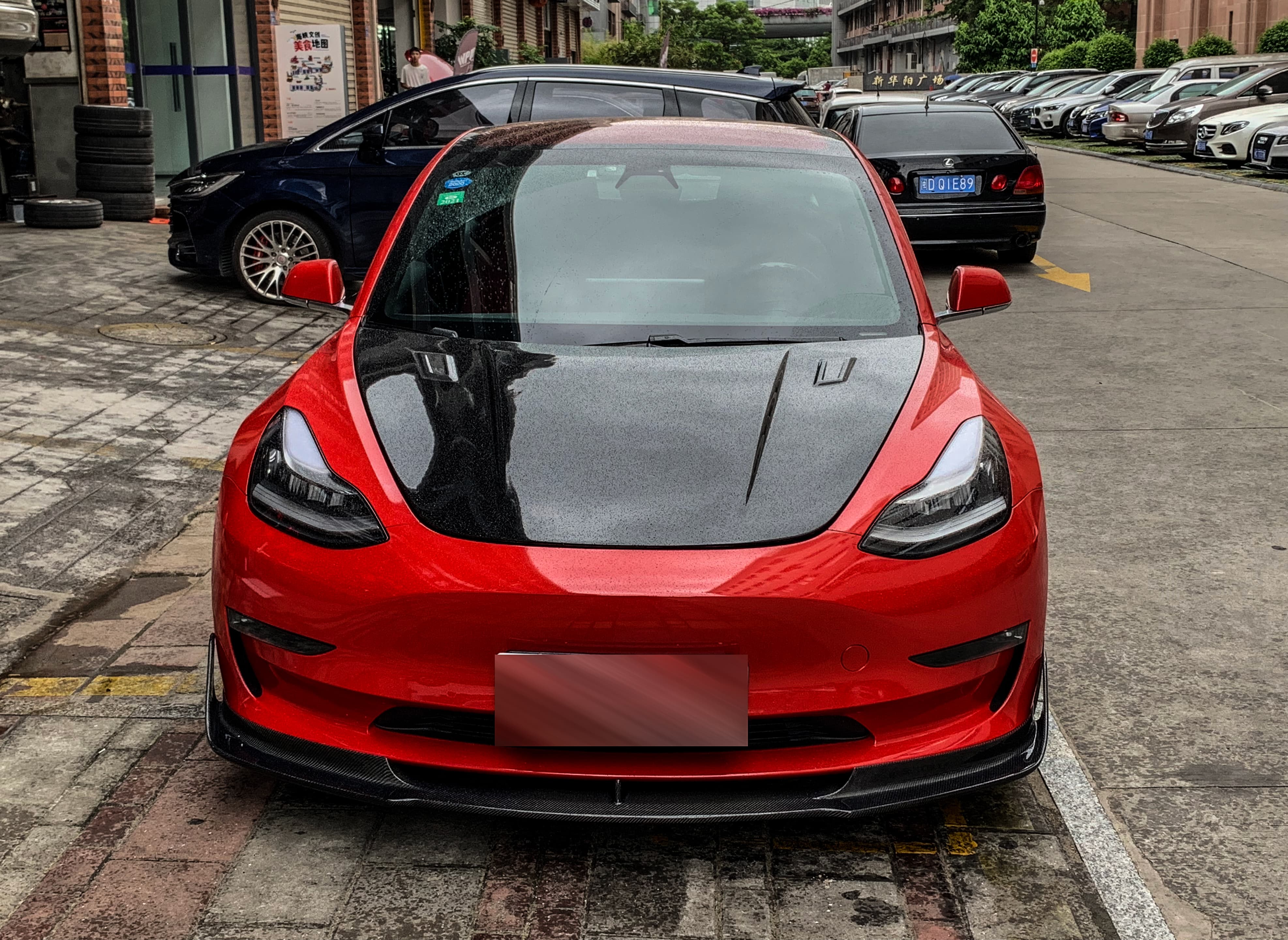 Tesla Model 3 V Style Parts - styling view