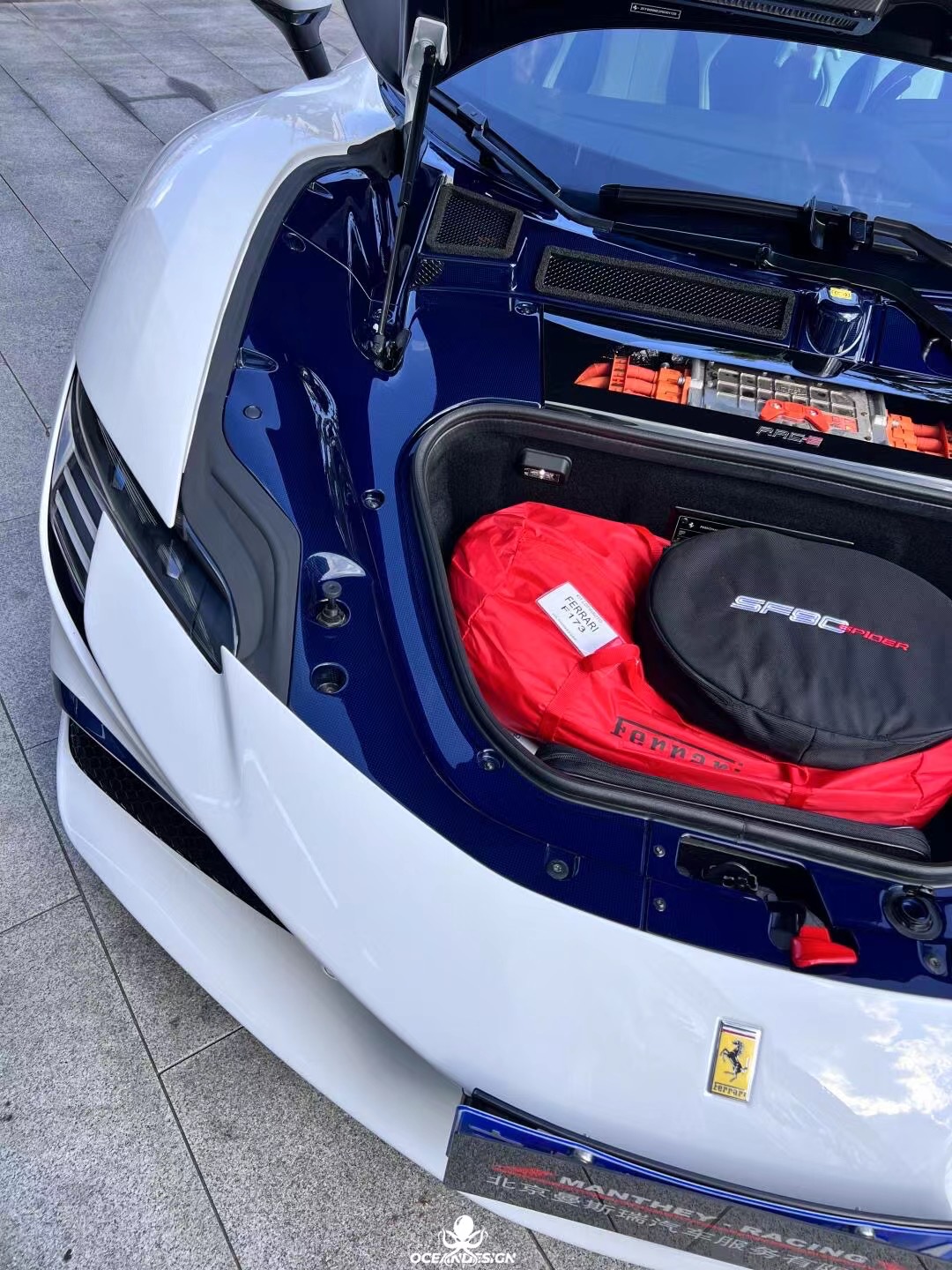 Ferrari SF90 OEM Style Dry Carbon Parts - styling view